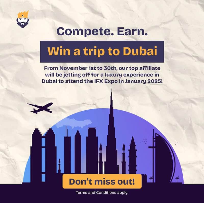 KOT4X Launches the "Road to Dubai" Affiliate Competition with Exciting Prizes and Opportunities for Affiliates